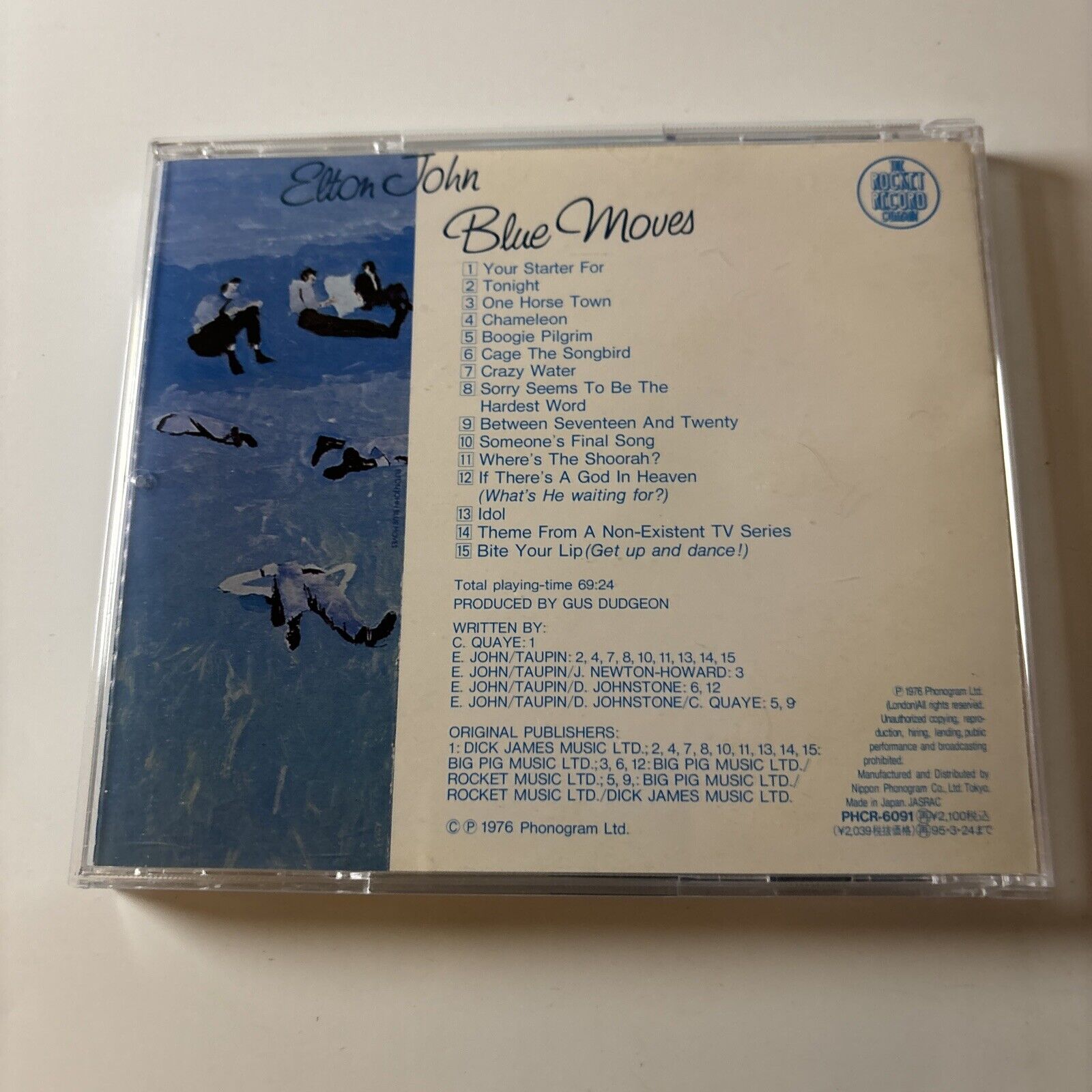 Elton John Blue Moves CD 1976 Japan PHCR 6091 Retro Unit elton-john-blue-moves-cd-1976-japan-phcr-6091-retro-unit