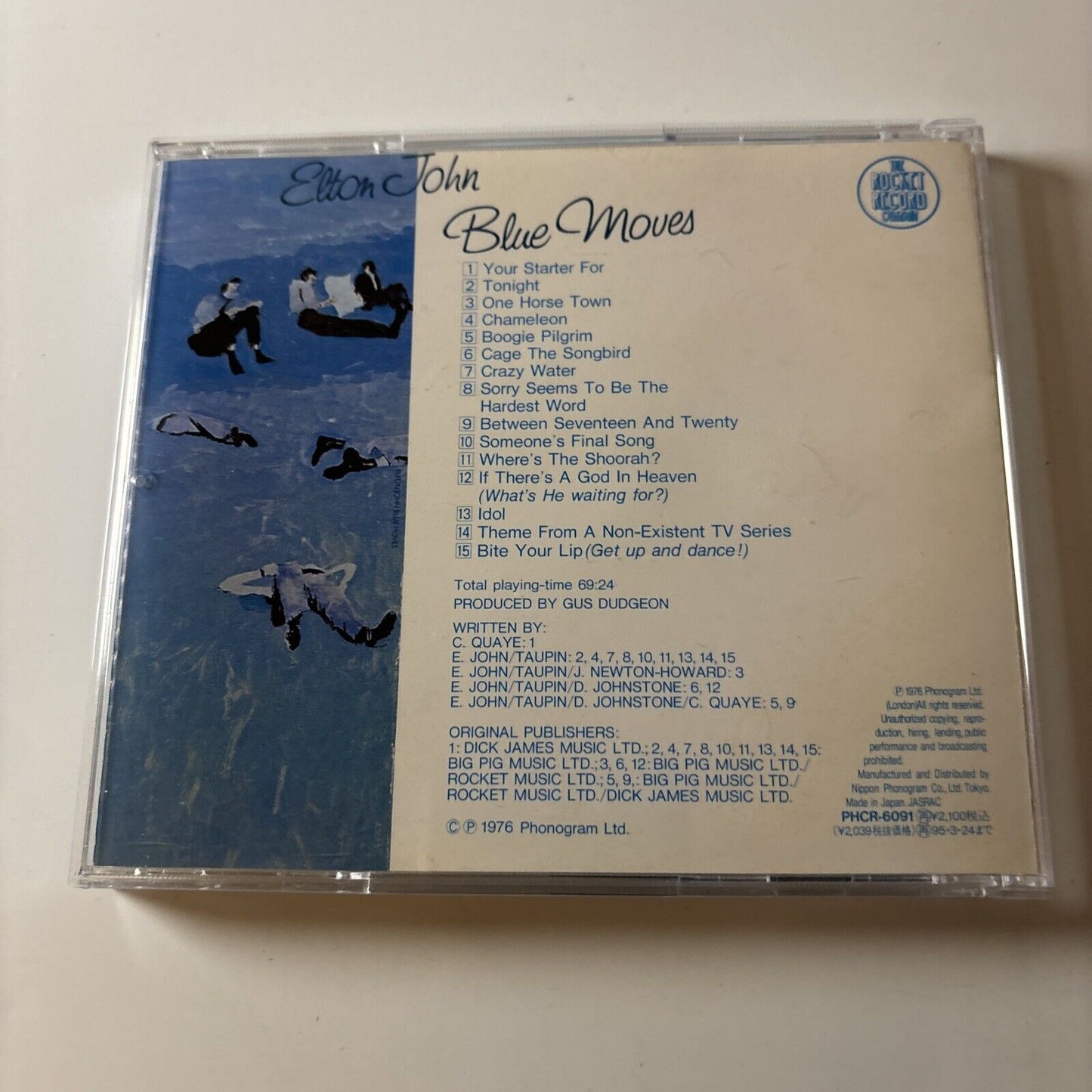 Elton John - Blue Moves (CD, 1976) Japan PHCR-6091