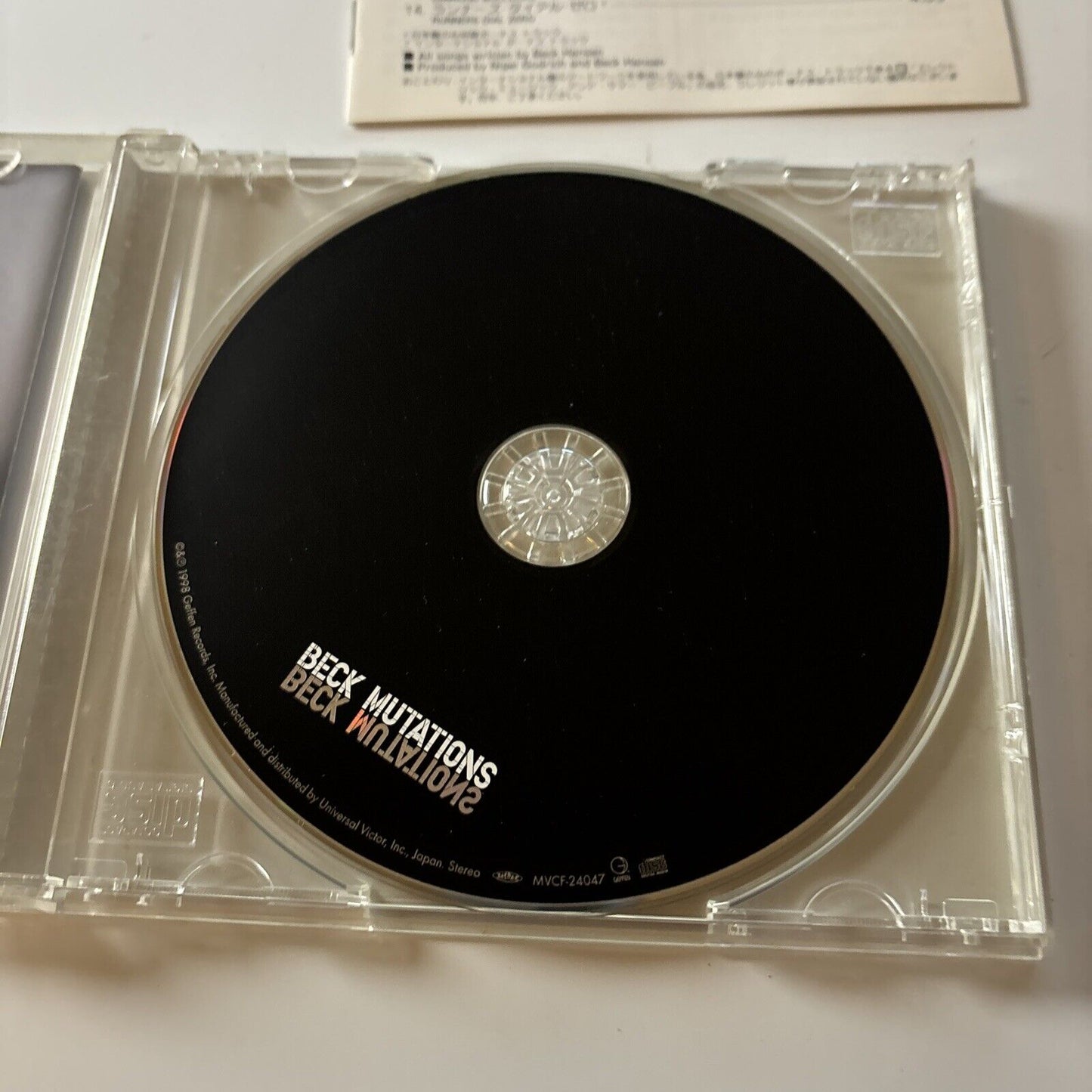 Beck - Mutations (CD, 1998)  Japan mvcf-24047 Geffen Records