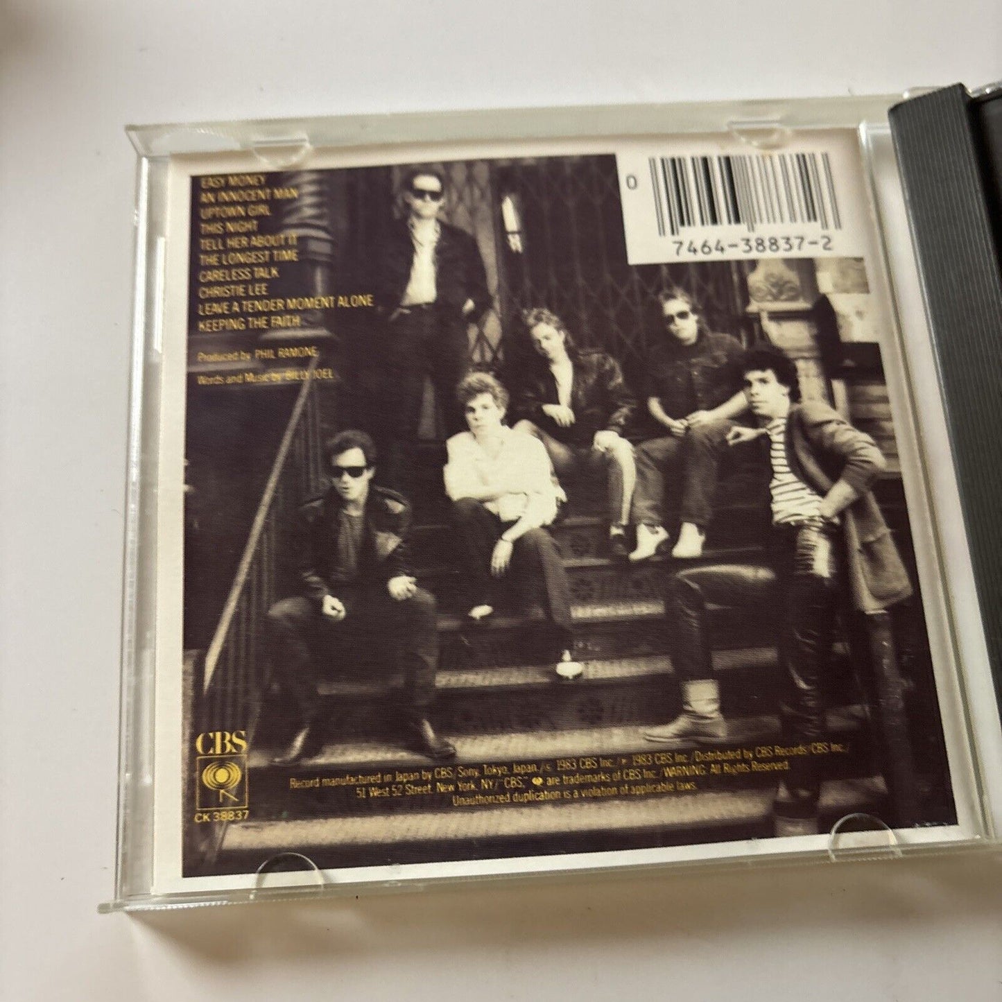 Billy Joel - An Innocent Man (CD, 1983) CBS CK 38837