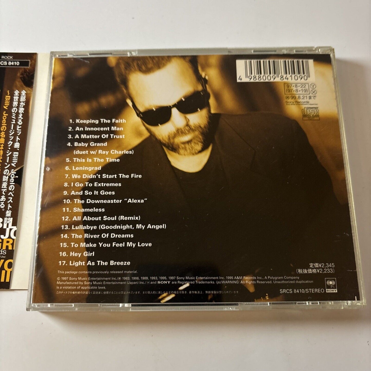Billy Joel - Greatest Hits Volume III (CD, 1997) Japan SRCS 8410 Obi
