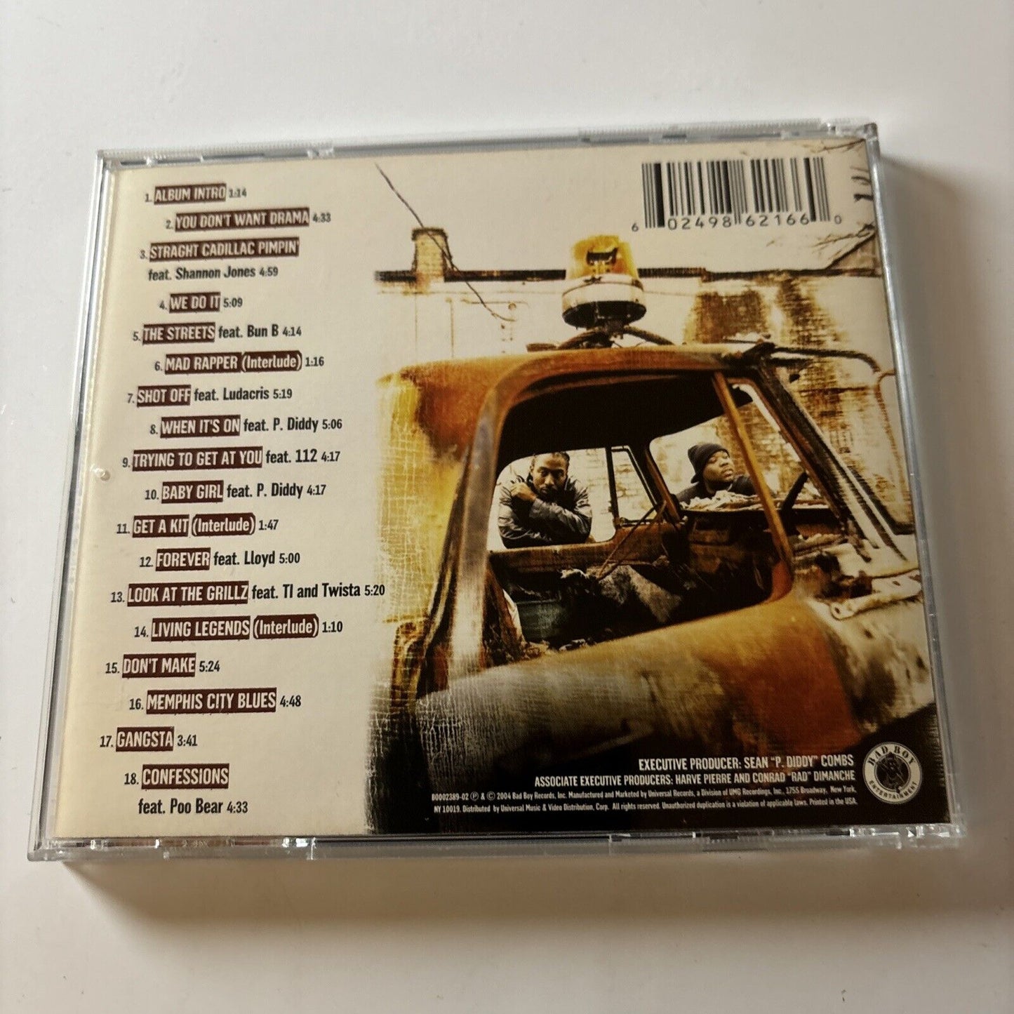 8Ball And MJG - Living Legends (CD, 2004) USA Bad Boy Records (5)
