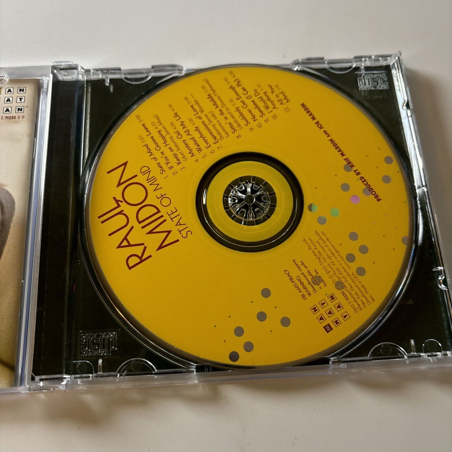 Raul Midón - State Of Mind (CD, 2005) Jazz Manhattan Records