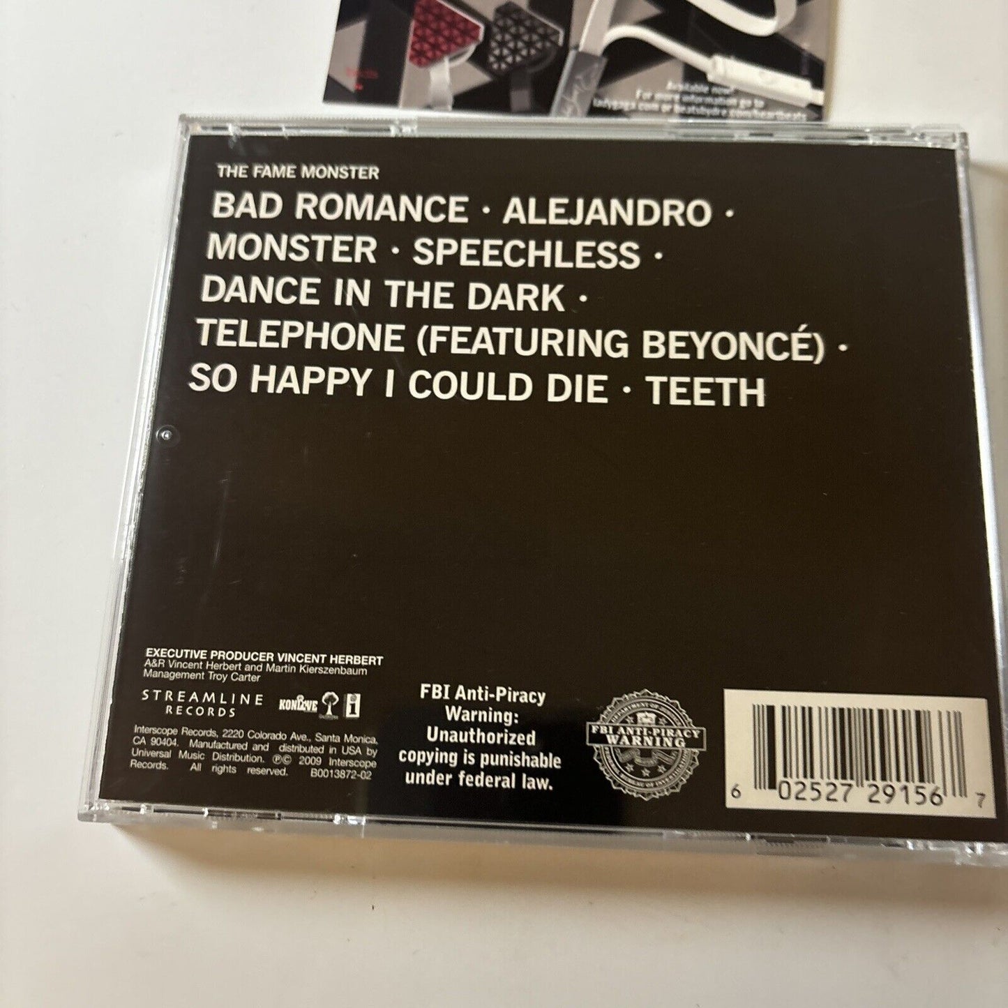 Lady Gaga - The Fame Monster (CD, 2010)