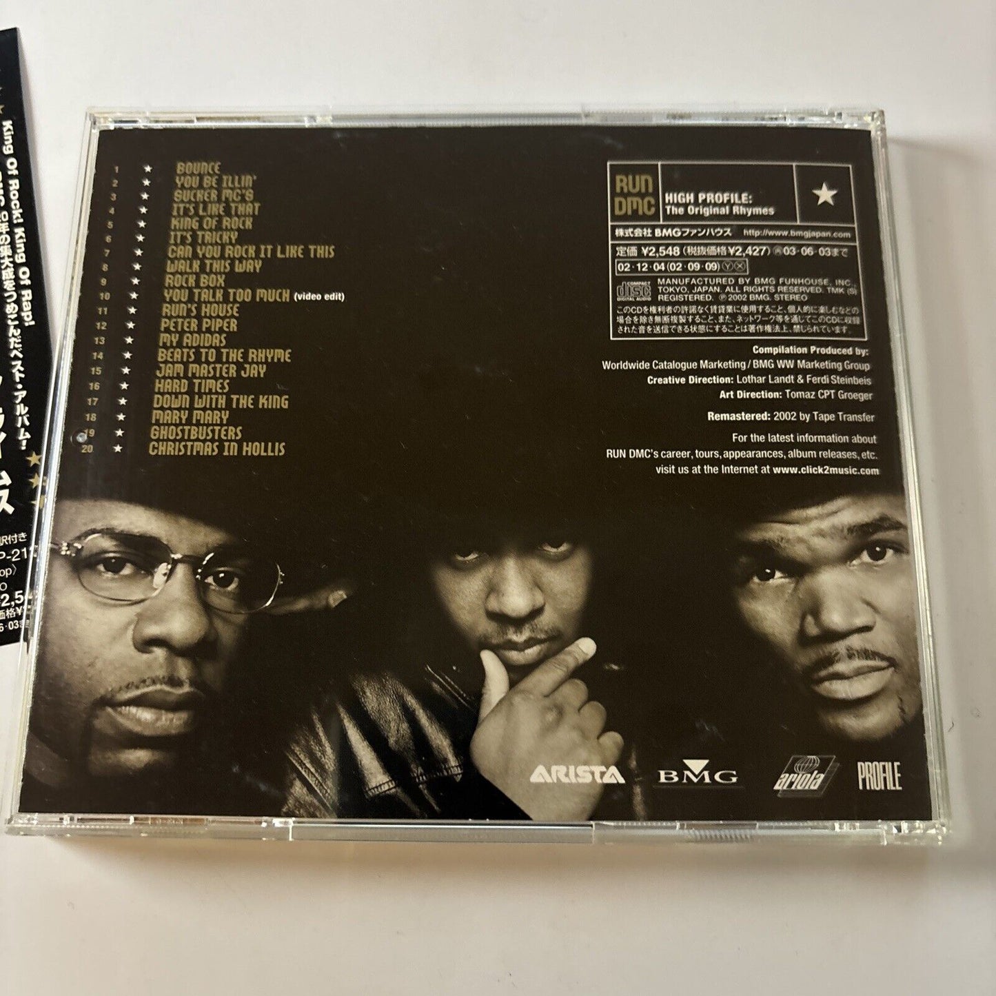 Run-DMC - High Profile: The Original Rhymes (CD, 2002) Japan BVCP-21290 Obi