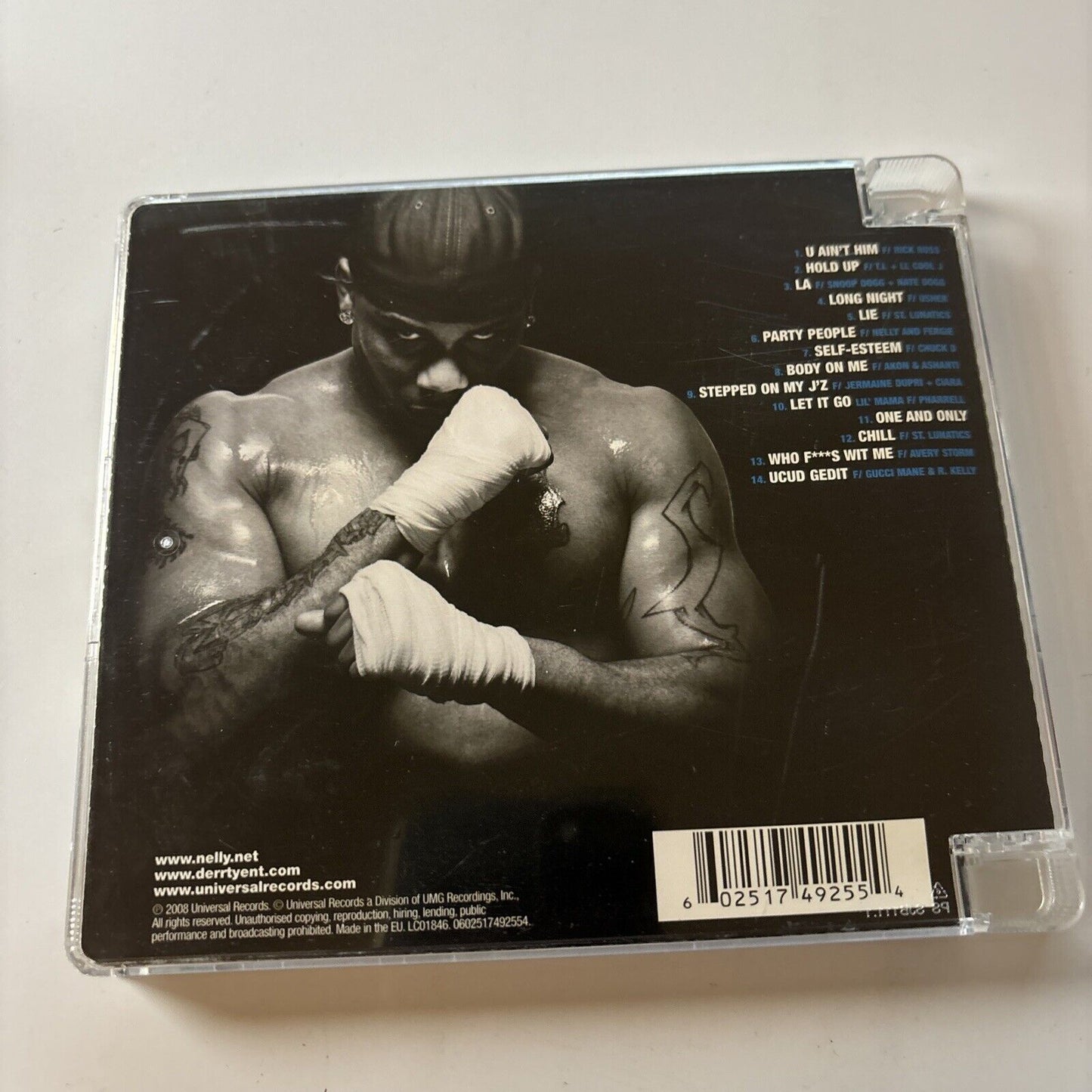 Nelly - Brass Knuckles (CD, 2008) Universal Records