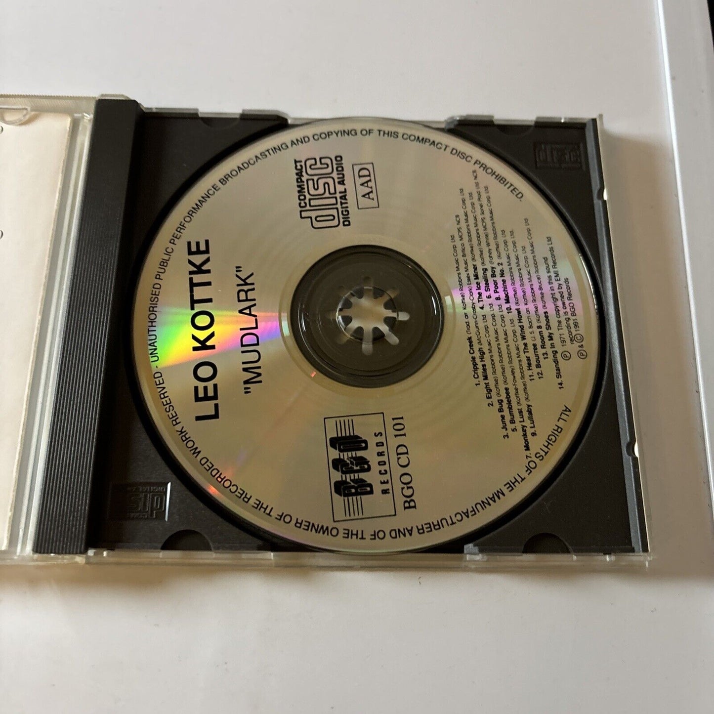 Leo Kottke - Mudlark (CD, 1971)  BGOCD101