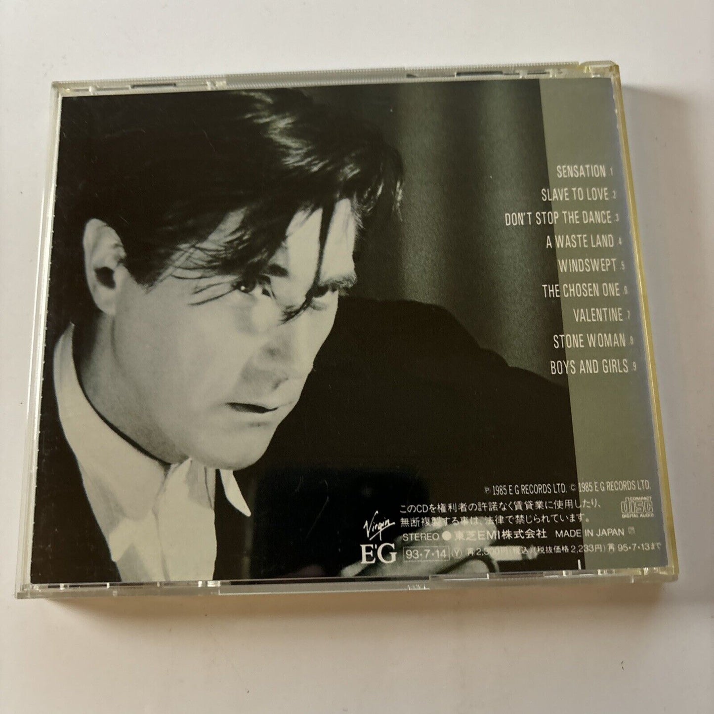 Bryan Ferry - Boys And Girls (CD, 1993) Japan vjcp-23191