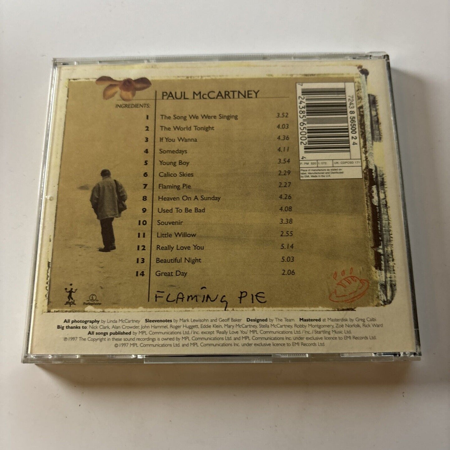 Paul McCartney - Flaming Pie (CD, 1997)  Capitol Records