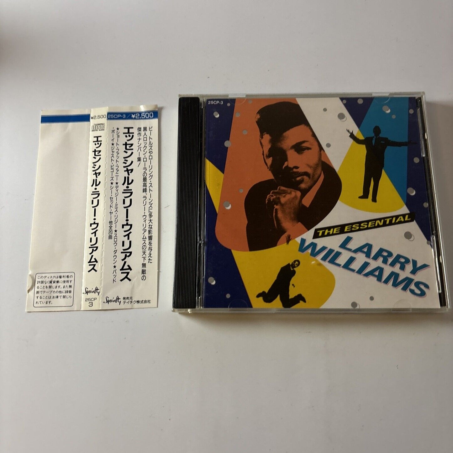 Larry Williams - The Essential Larry Williams (CD, 1988) Japan 25cp-3 Obi