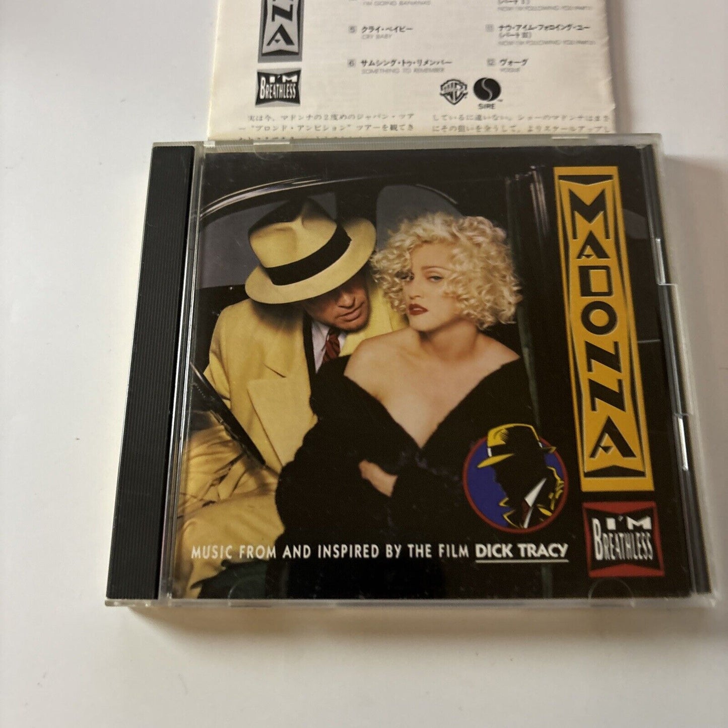 Madonna - I'm Breathless (Film Music for Dick Tracy)  (CD, 1990) Japan wpcp-3460