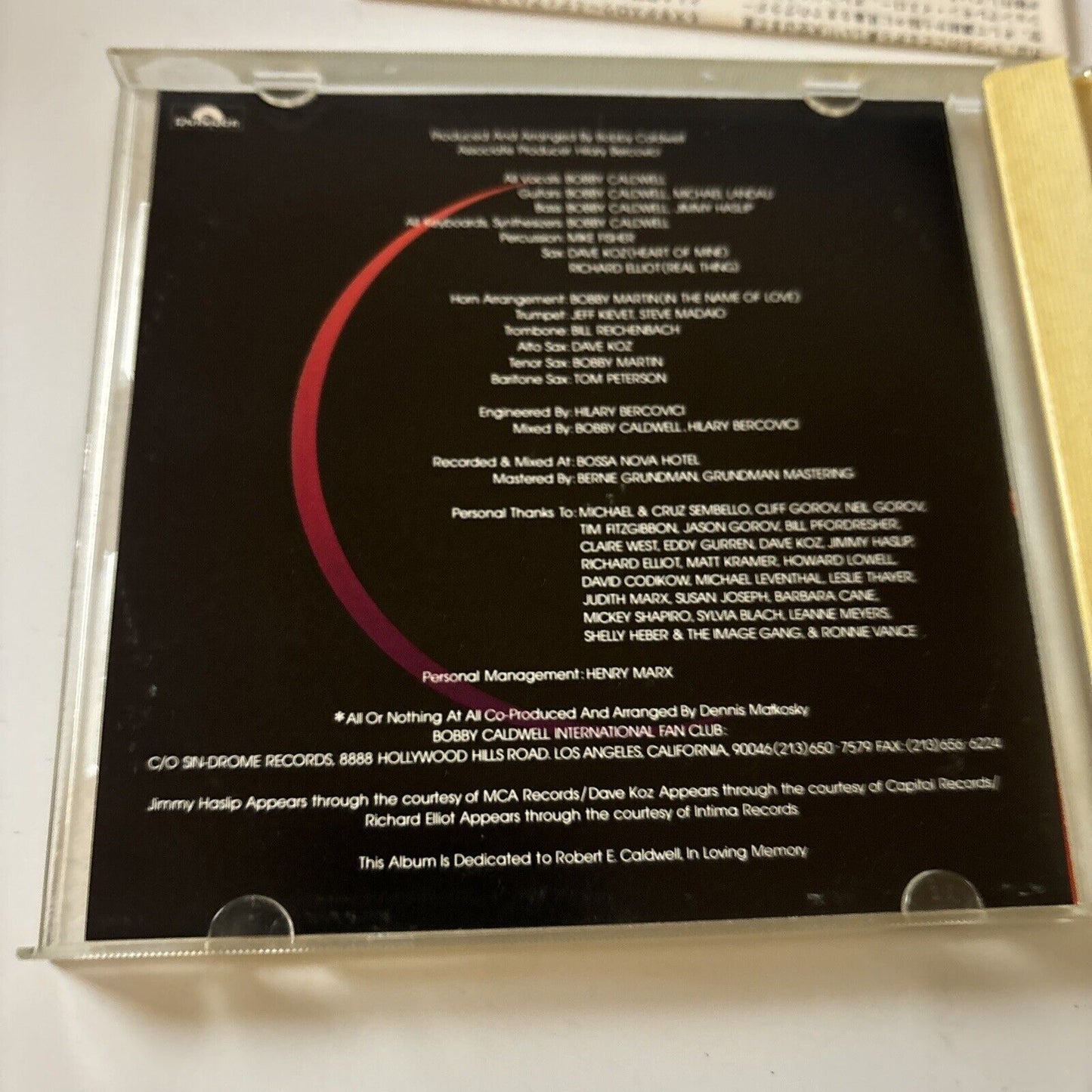 Bobby Caldwell - Heart Of Mine (CD, 2005) Japan p25p-20290