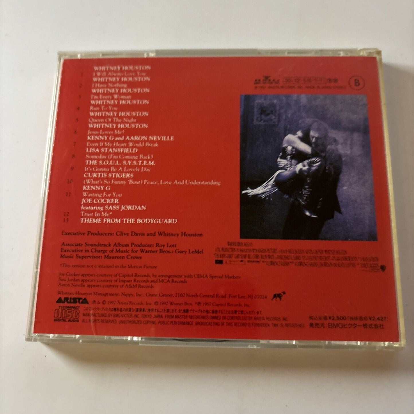 The Bodyguard - Original Soundtrack Album (CD, 1992) Japan BVCA-152 ...