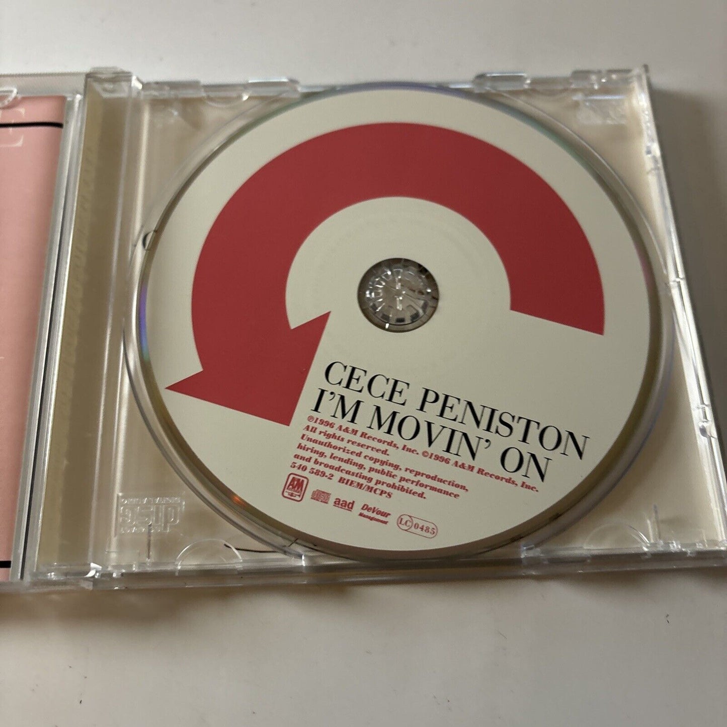 CeCe Peniston - I'm Movin' On (CD, 1996) A&M Records