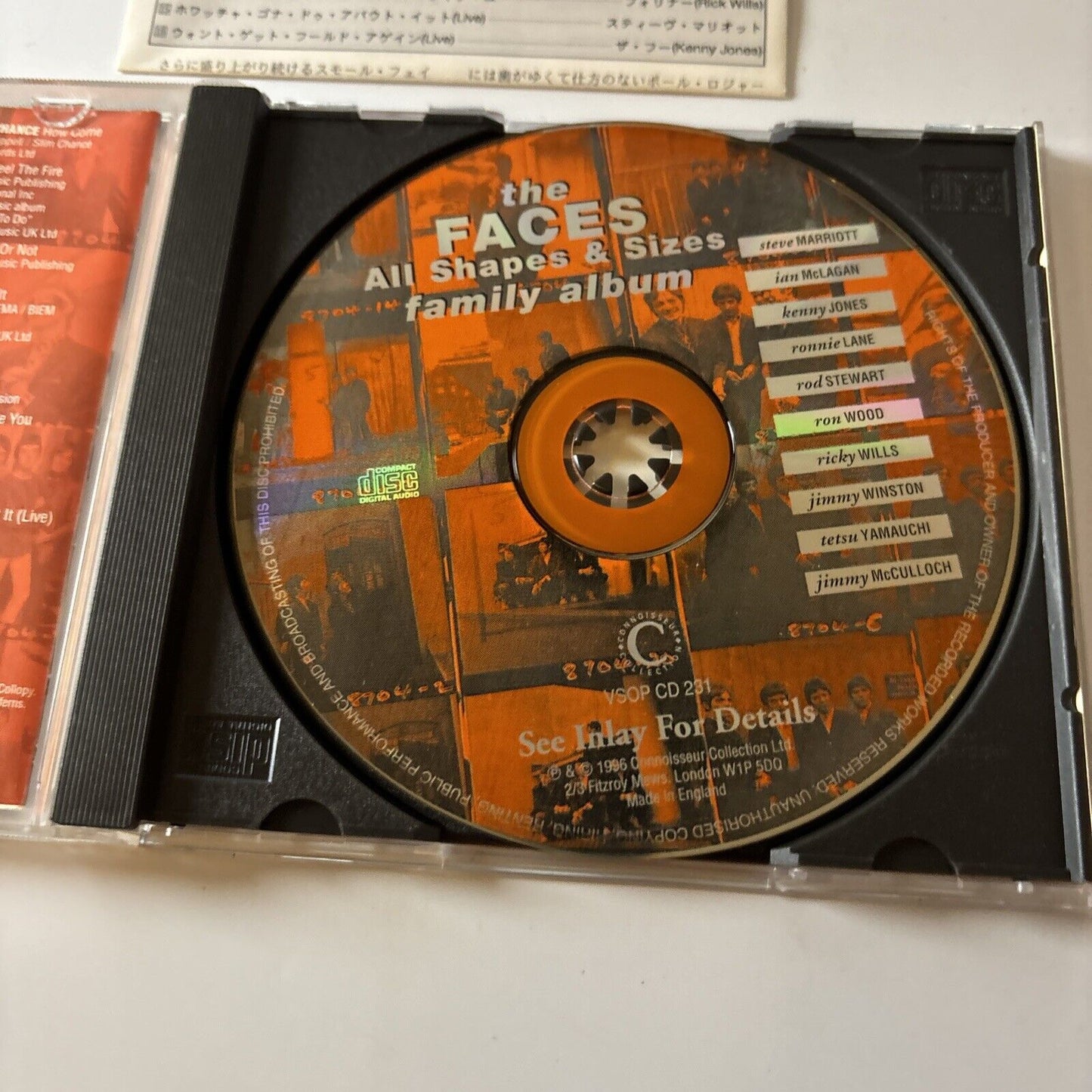 The Faces - All Shapes & Sizes Family Album (CD, 1996)  vsopcd231