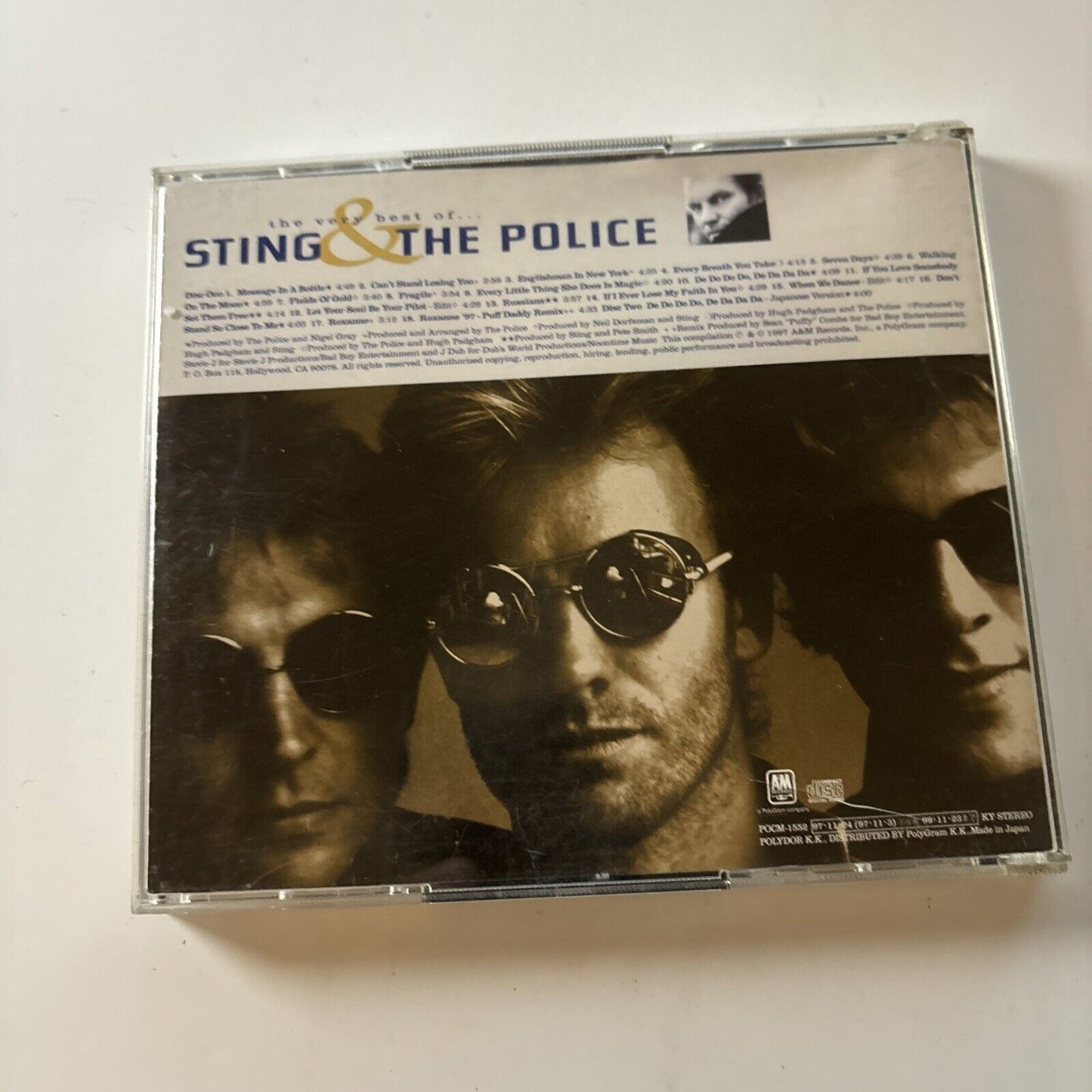 The Very Best Of Sting & The Police (CD, 1997) Japan pocm-1552