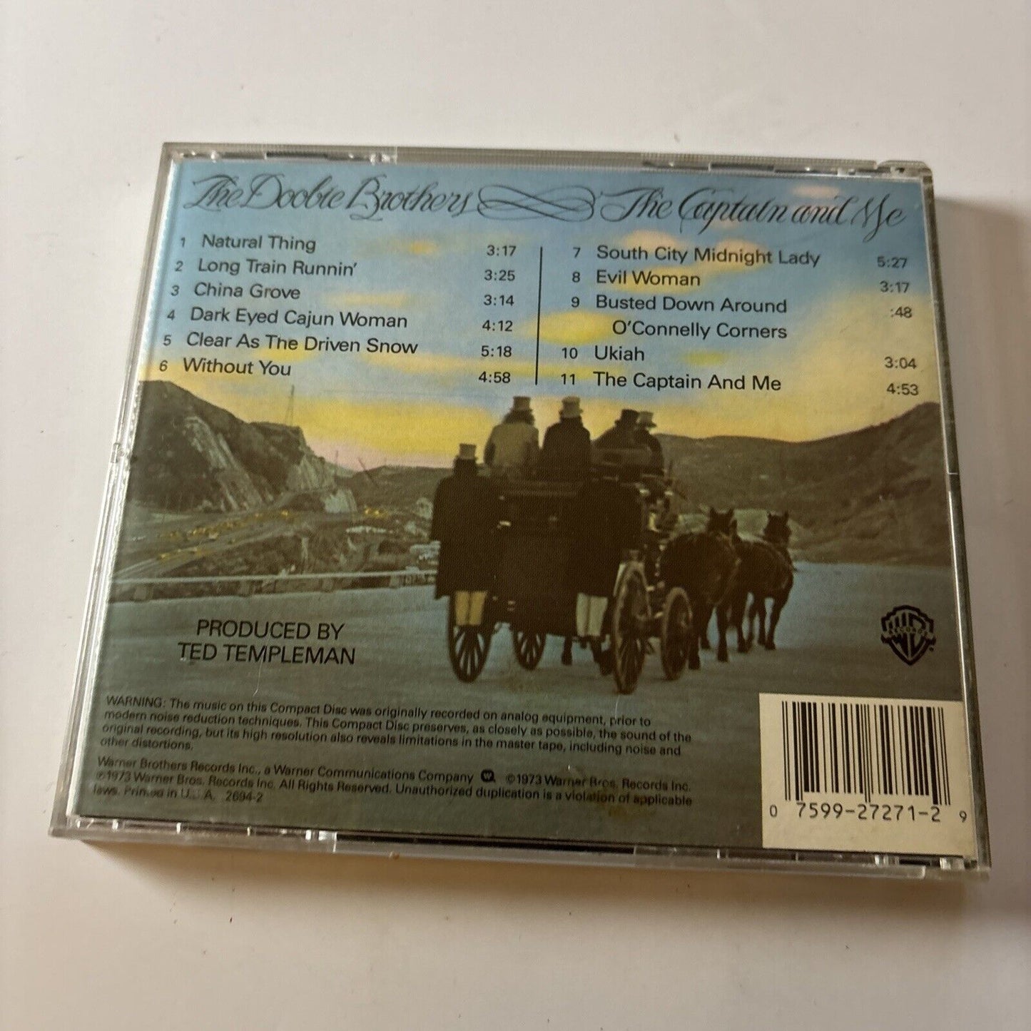 The Doobie Brothers - The Captain And Me (CD, 1973) USA Warner Bros. Records