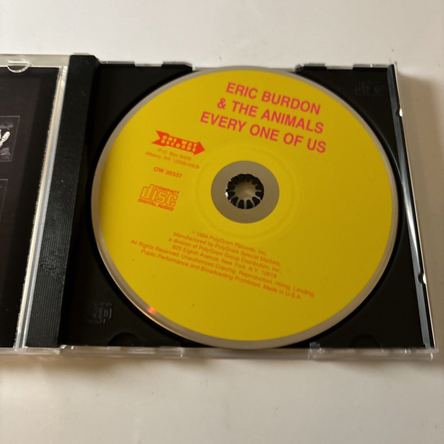 Eric Burdon & The Animals - Every One Of Us (CD, 1994)  ow-30337