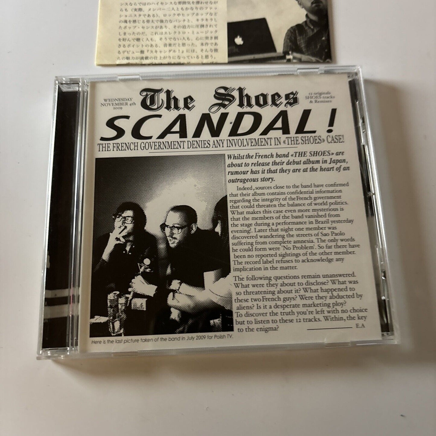 The Shoes - Scandal! [Bonus Japan Track] (CD, 2009) Japan kccd-386