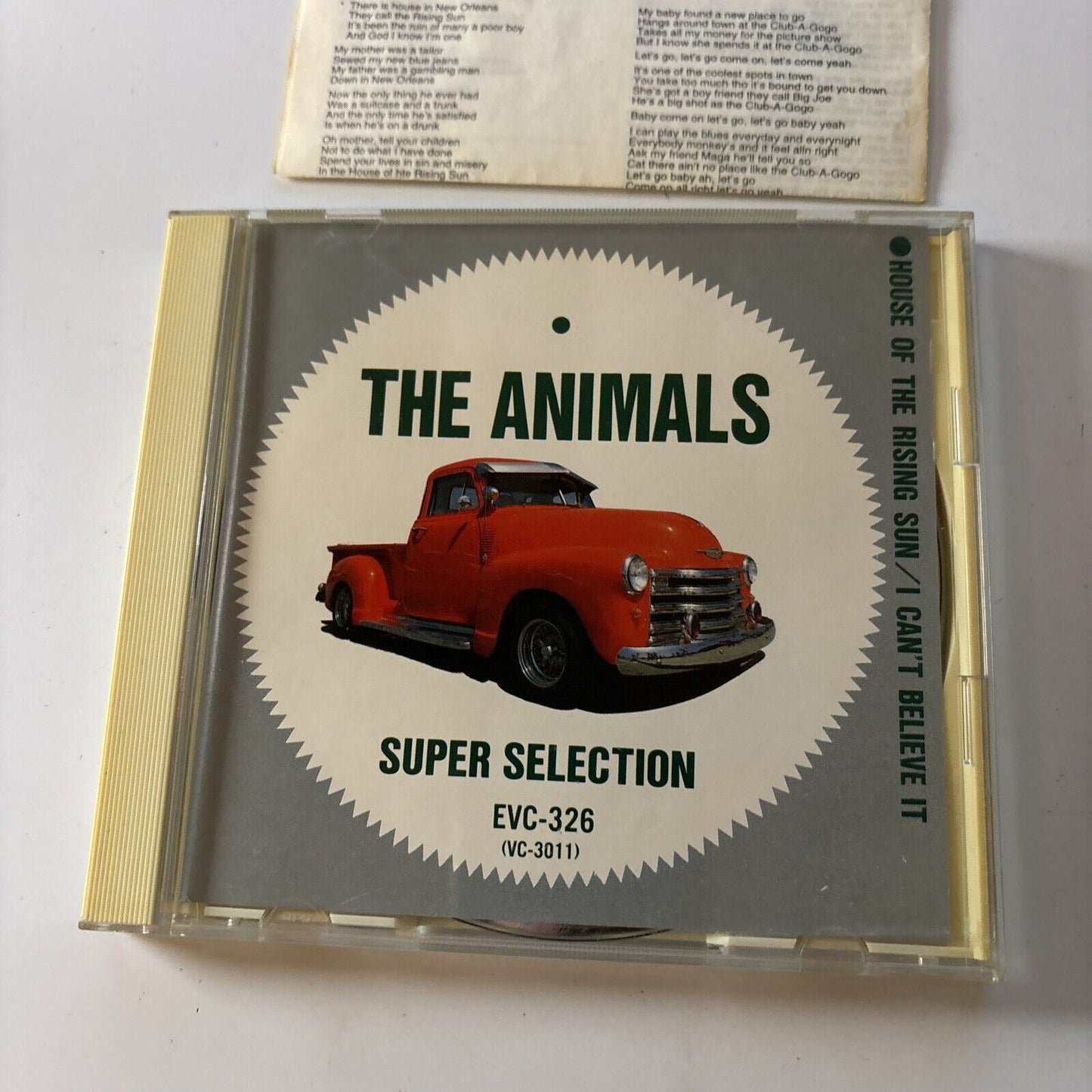 The Animals - Super Selection (CD, 1995) Japan EVC-326 Rock Blues