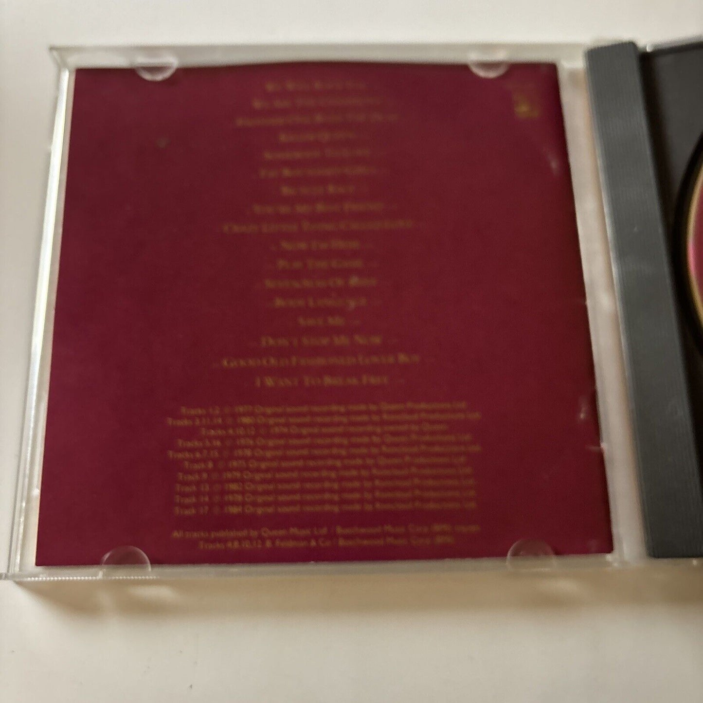 Queen - Greatest Hits (CD, 1992)  Hollywood Records HR-61265-2