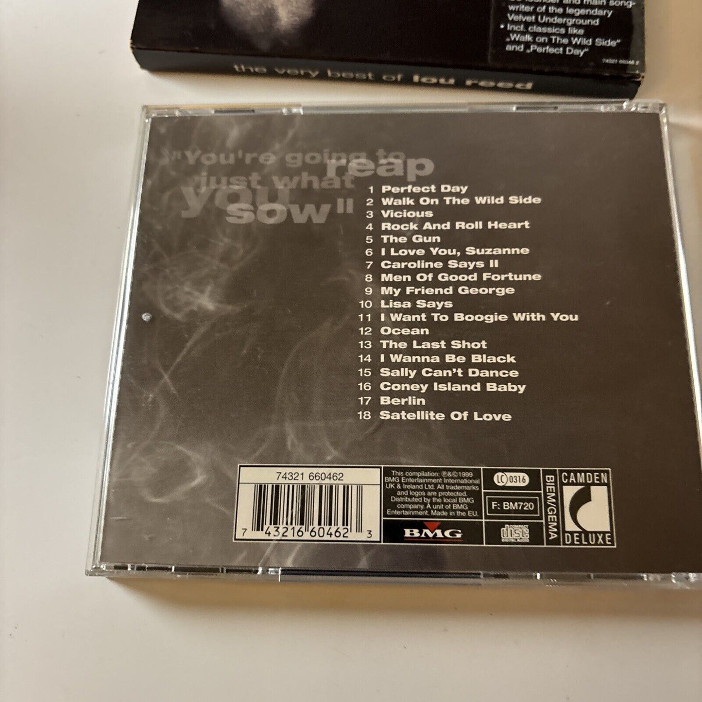 Lou Reed - The Very Best Of Lou Reed (CD, 1999) USA & Camden Deluxe