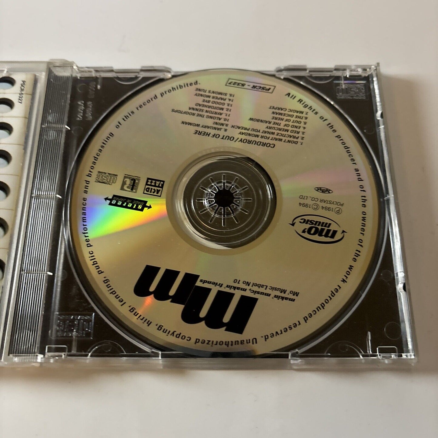 Corduroy - Out Of Here [Bonus Japan Track] (CD, 1994) Japan PSCR-5327 Obi