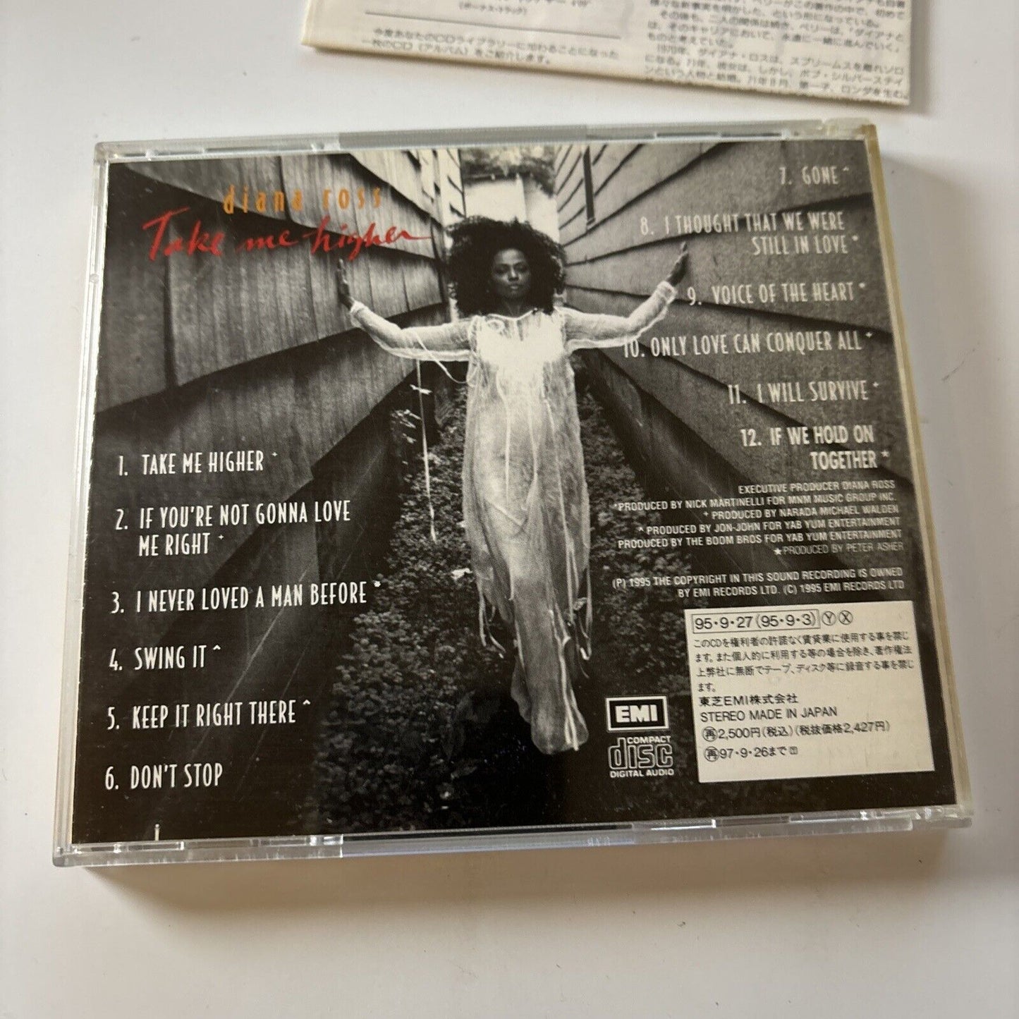 Diana Ross - Take Me Higher (CD, 1995) Japan TOCP-8655