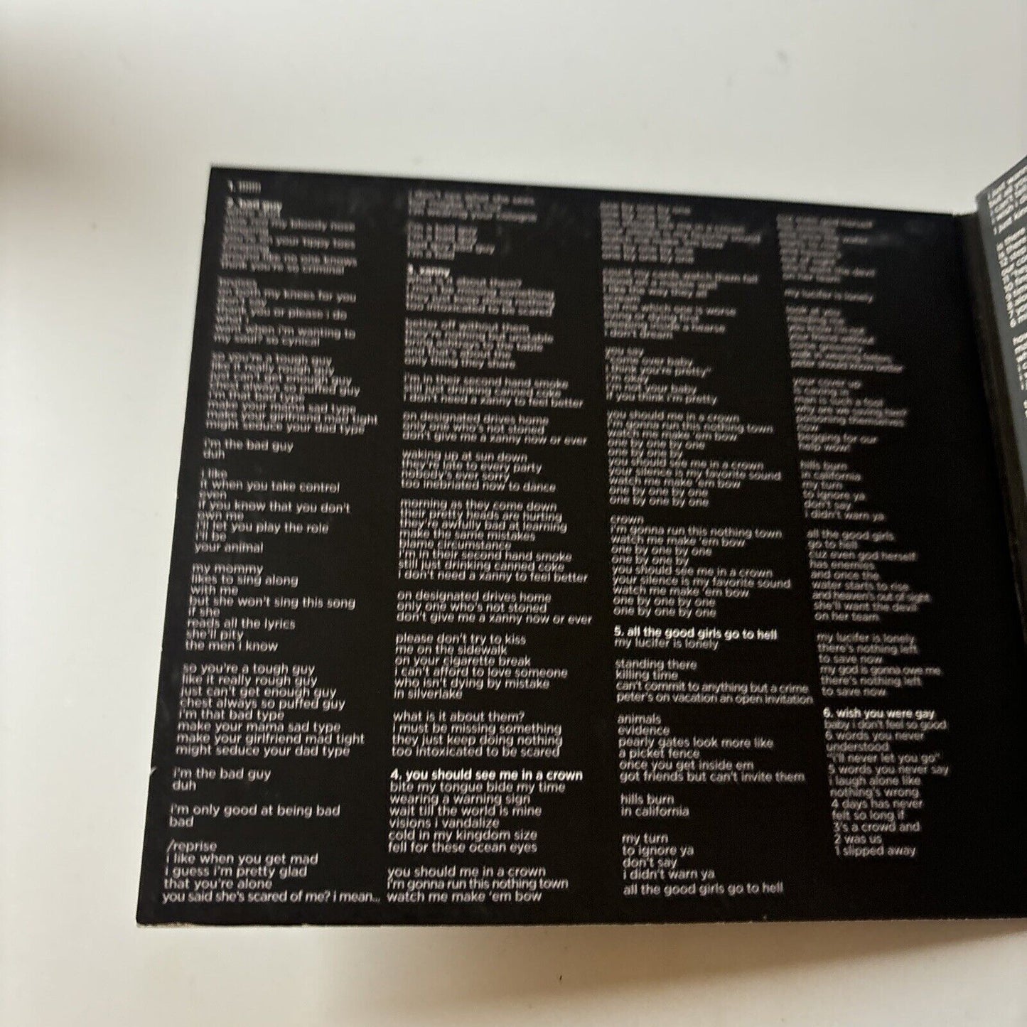 Billie Eilish - When We All Fall Asleep, Where Do We Go? (CD, 2019)  13609729