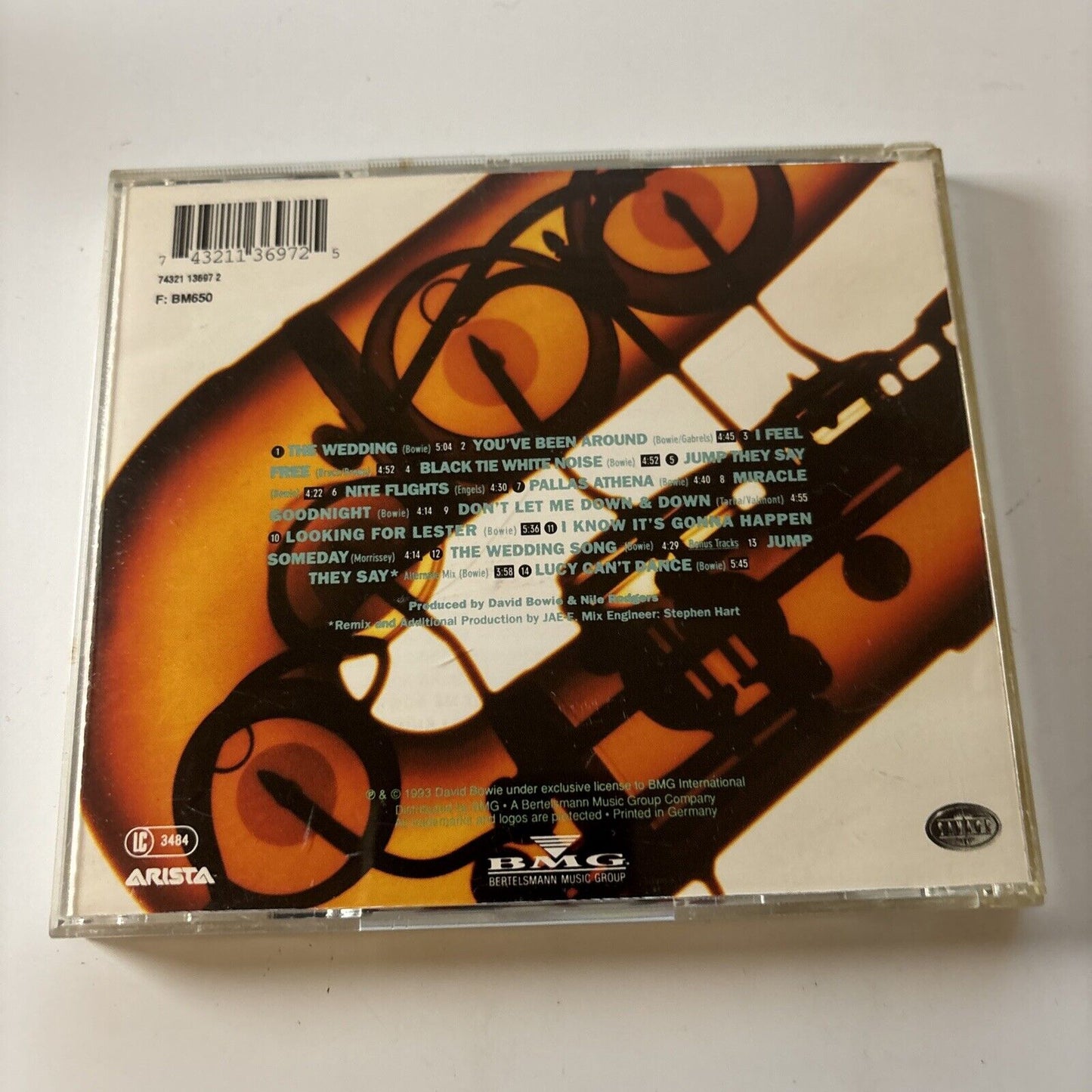 David Bowie - Black Tie White Noise (CD, 1993) Savage Records