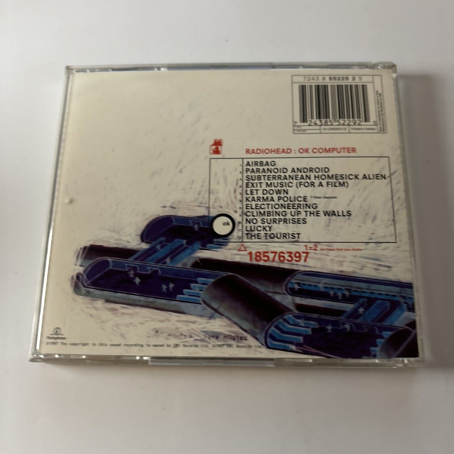 Radiohead - OK Computer (CD, 1997) UK Parlophone 492632