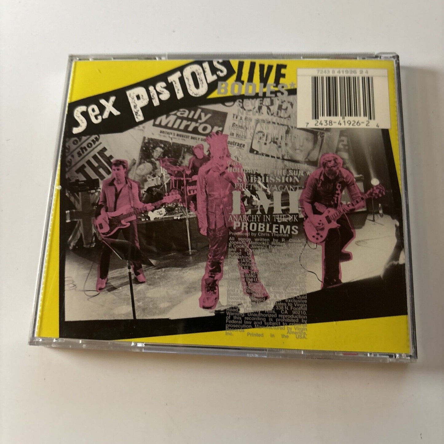 Sex Pistols - Filthy Lucre Live (CD, 1996) UK & Virgin