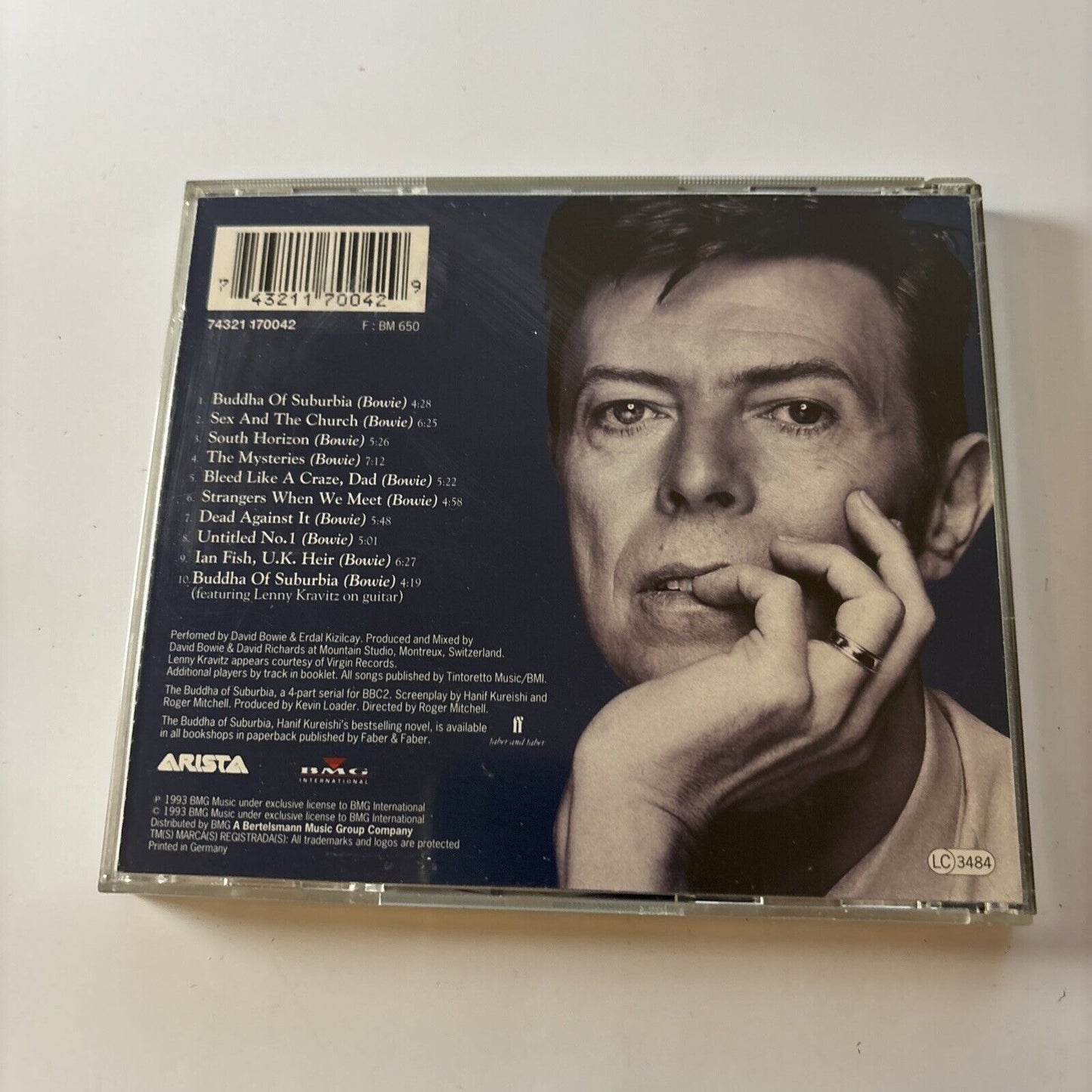 David Bowie - The Buddha Of Suburbia (CD, 1993) Arista 753432