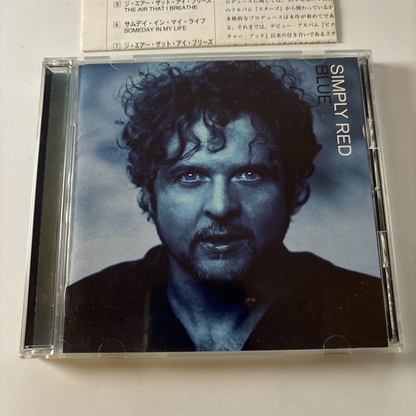 Simply Red - Blue [Bonus Japan Track] (CD, 1998) Japan amce-2670