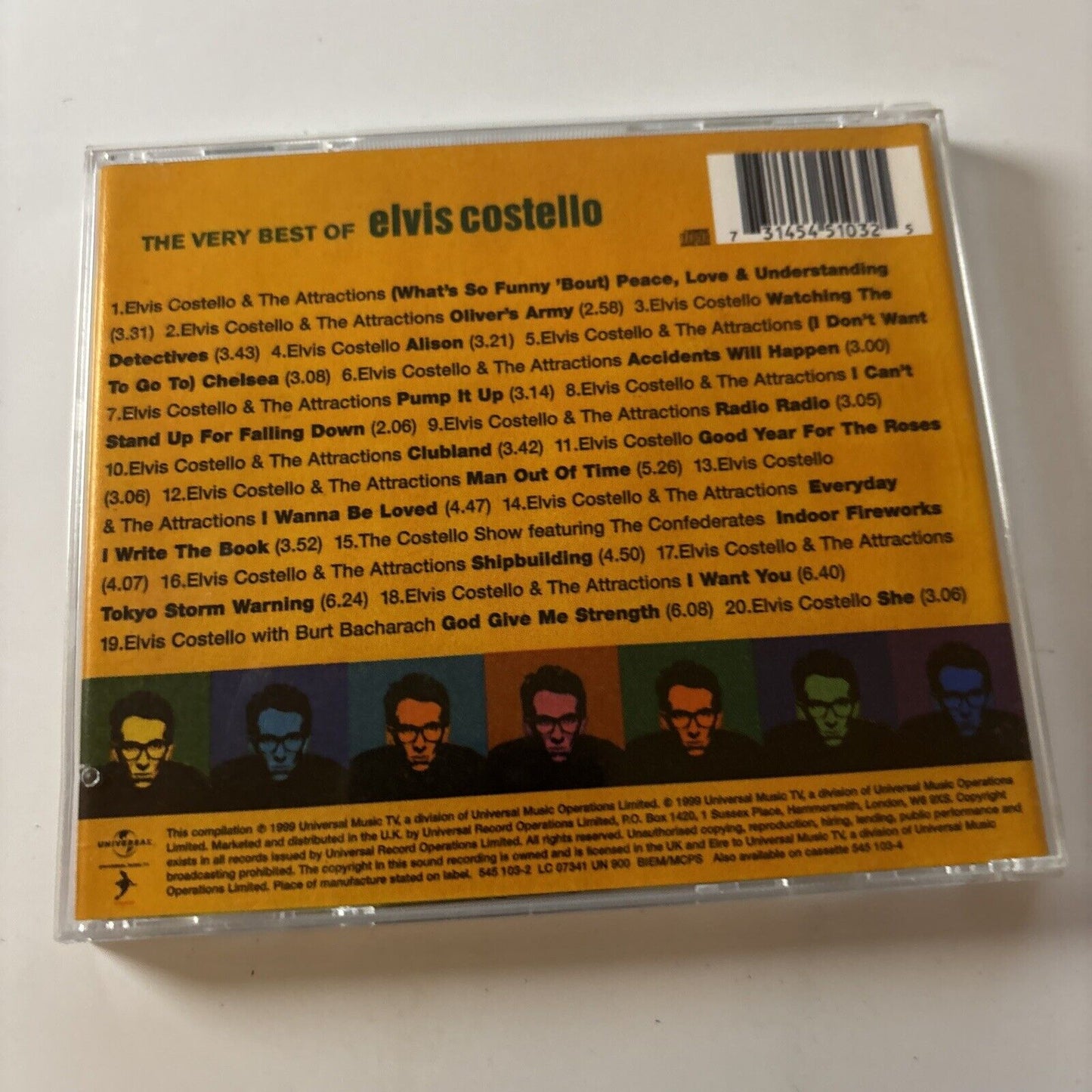 Elvis Costello - The Very Best Of (CD, 1999) Universal Music