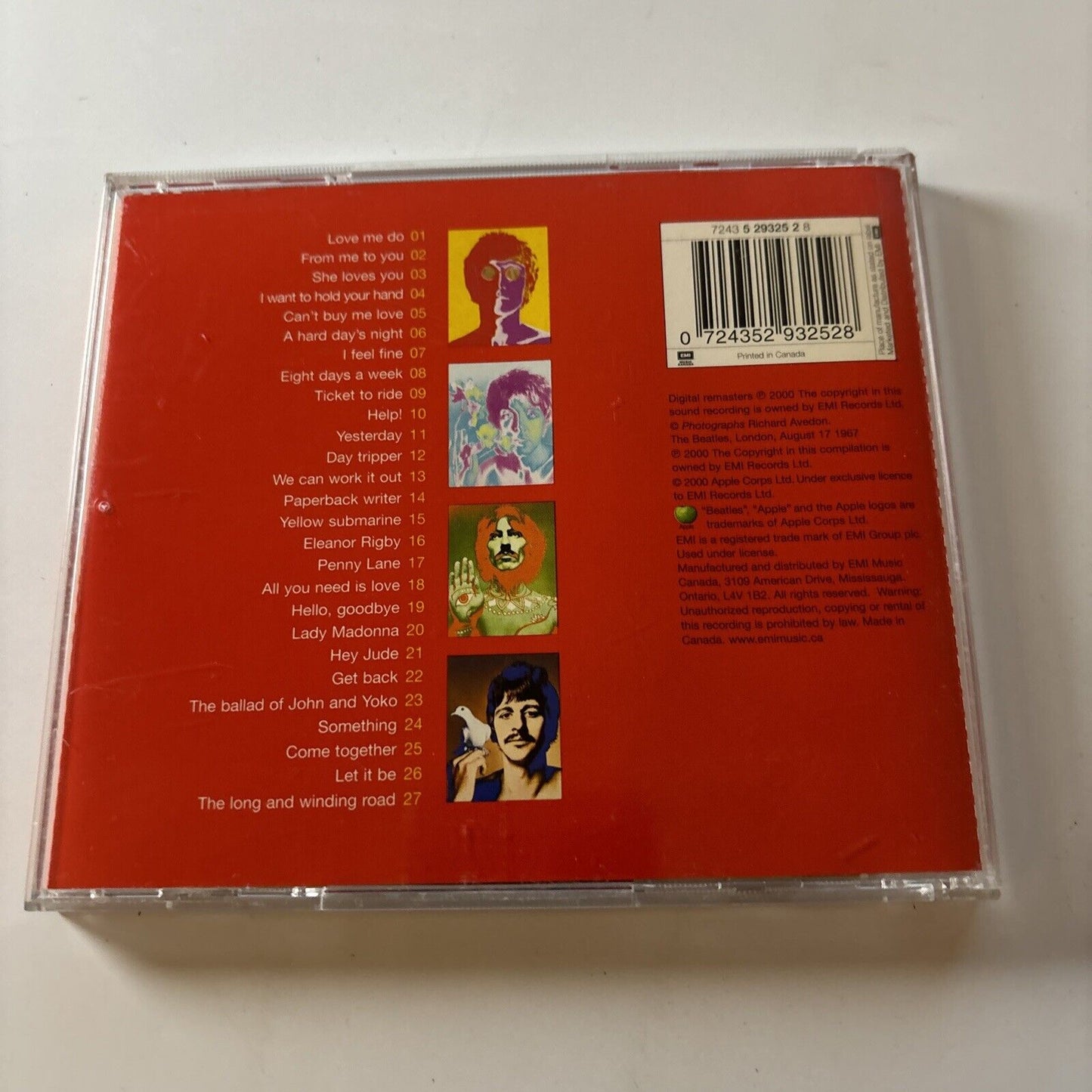 The Beatles - 1 (CD, 2000)  Apple Records