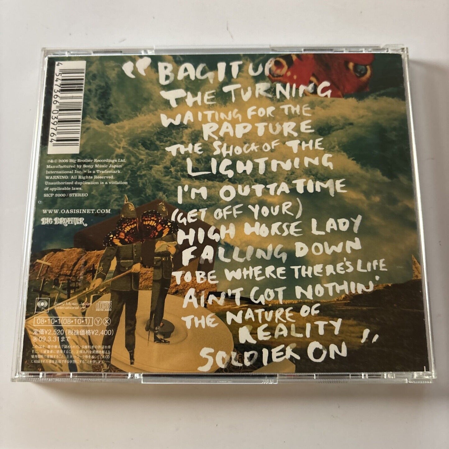 Oasis - Dig Out Your Soul (CD, 2008) Japan sicp-2000