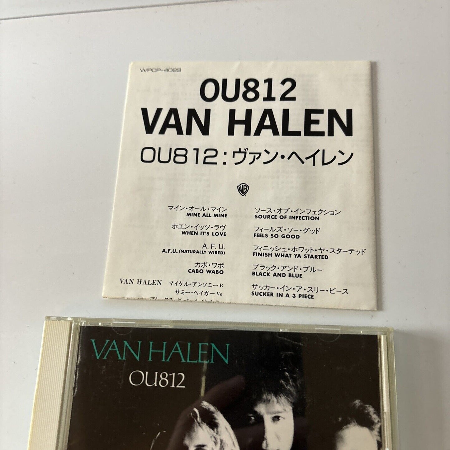 Van Halen - OU812 (CD, 1994) Japan wpcp-4029 Warner Bros. Records