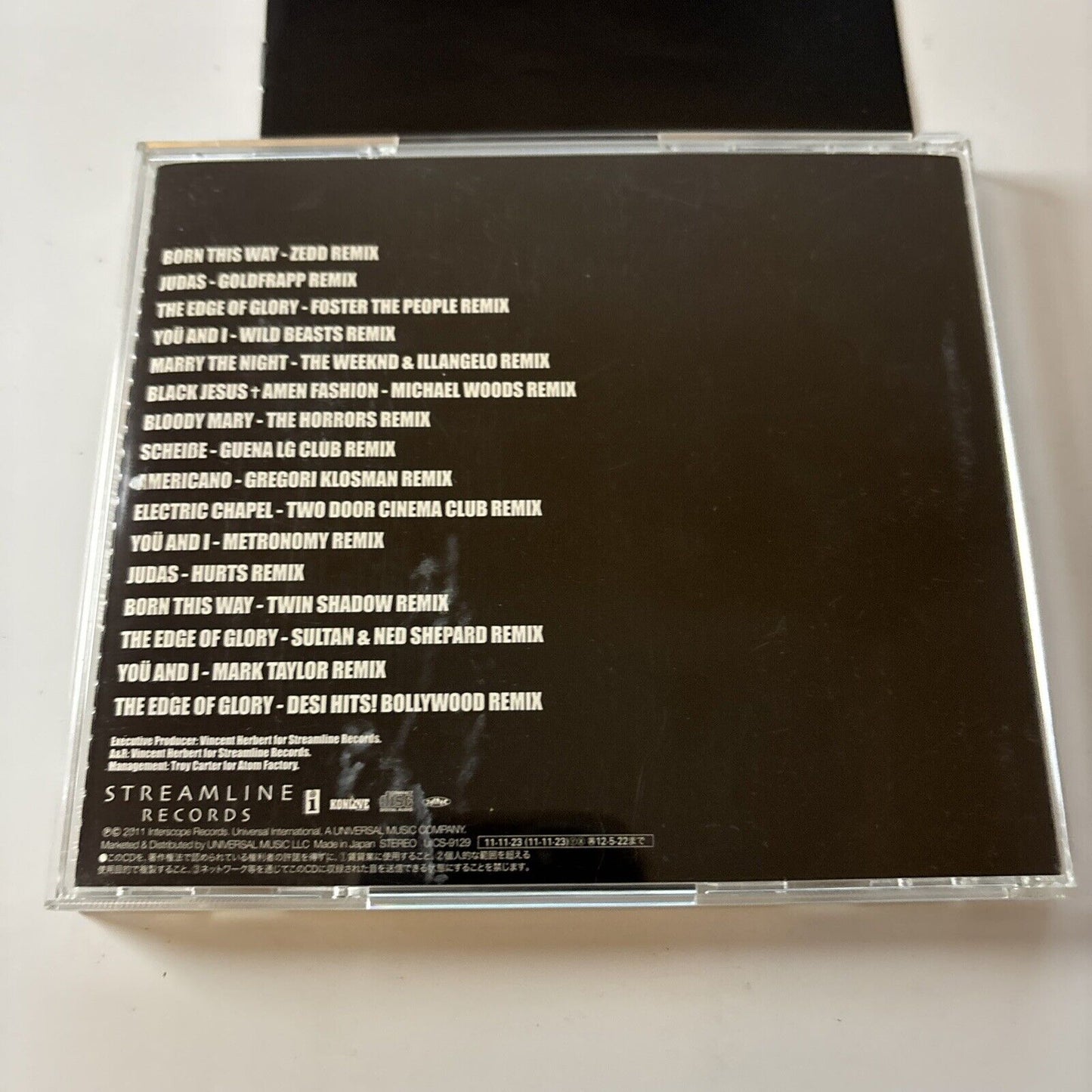 Lady Gaga - Born This Way The Remix (CD, 2011) Japan UICS-9129