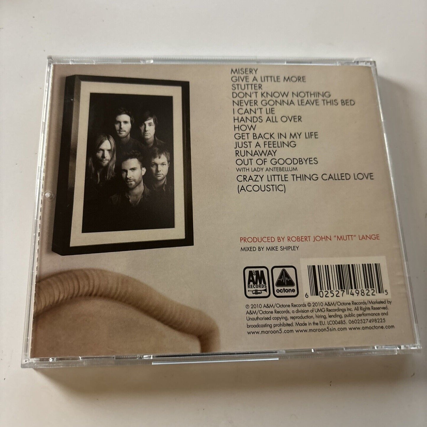 Maroon 5 - Hands All Over (CD, 2010)  A&M Octone Records