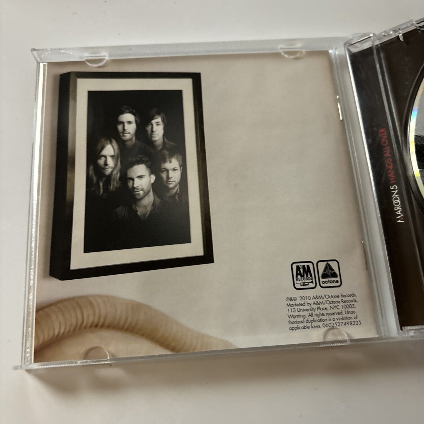 Maroon 5 - Hands All Over (CD, 2010)  A&M Octone Records