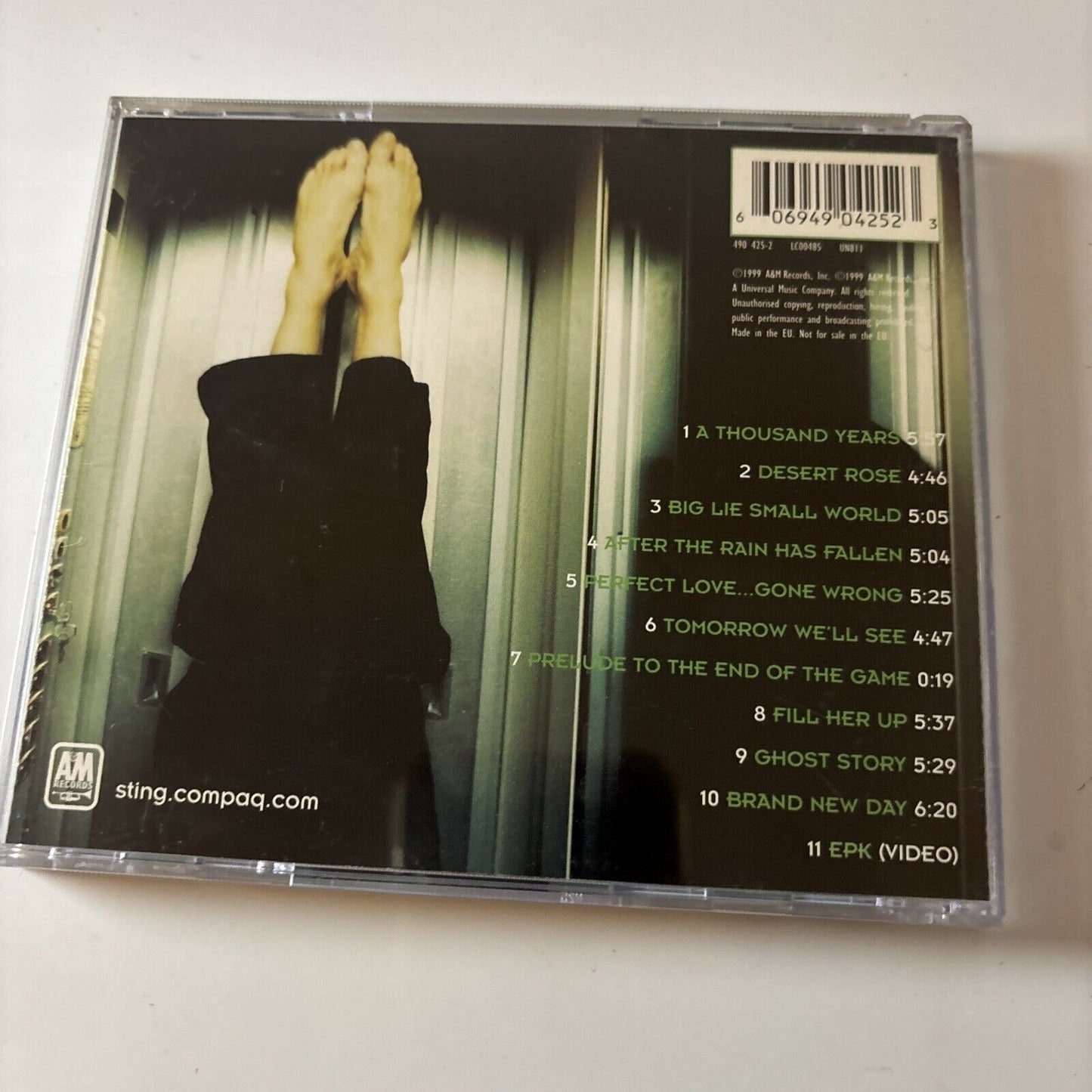 Sting - Brand New Day (CD, 1999) A&M Records 490 425-2