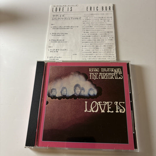 Eric Burdon & The Animals - Love Is (CD, 1994) Japan & ow-30338