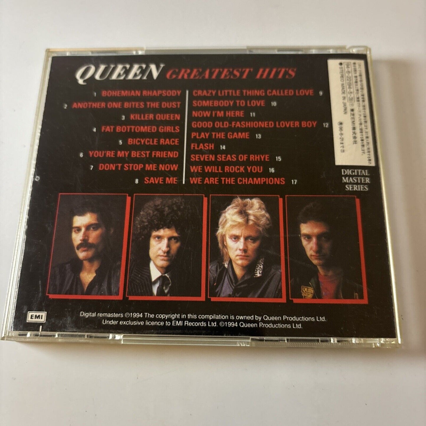 Queen - Greatest Hits (CD, 1994) Japan TOCP-8284