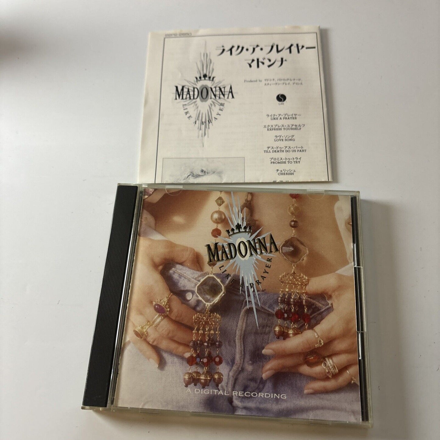 Madonna - Like A Prayer (CD, 1989) Japan  22p2-2650