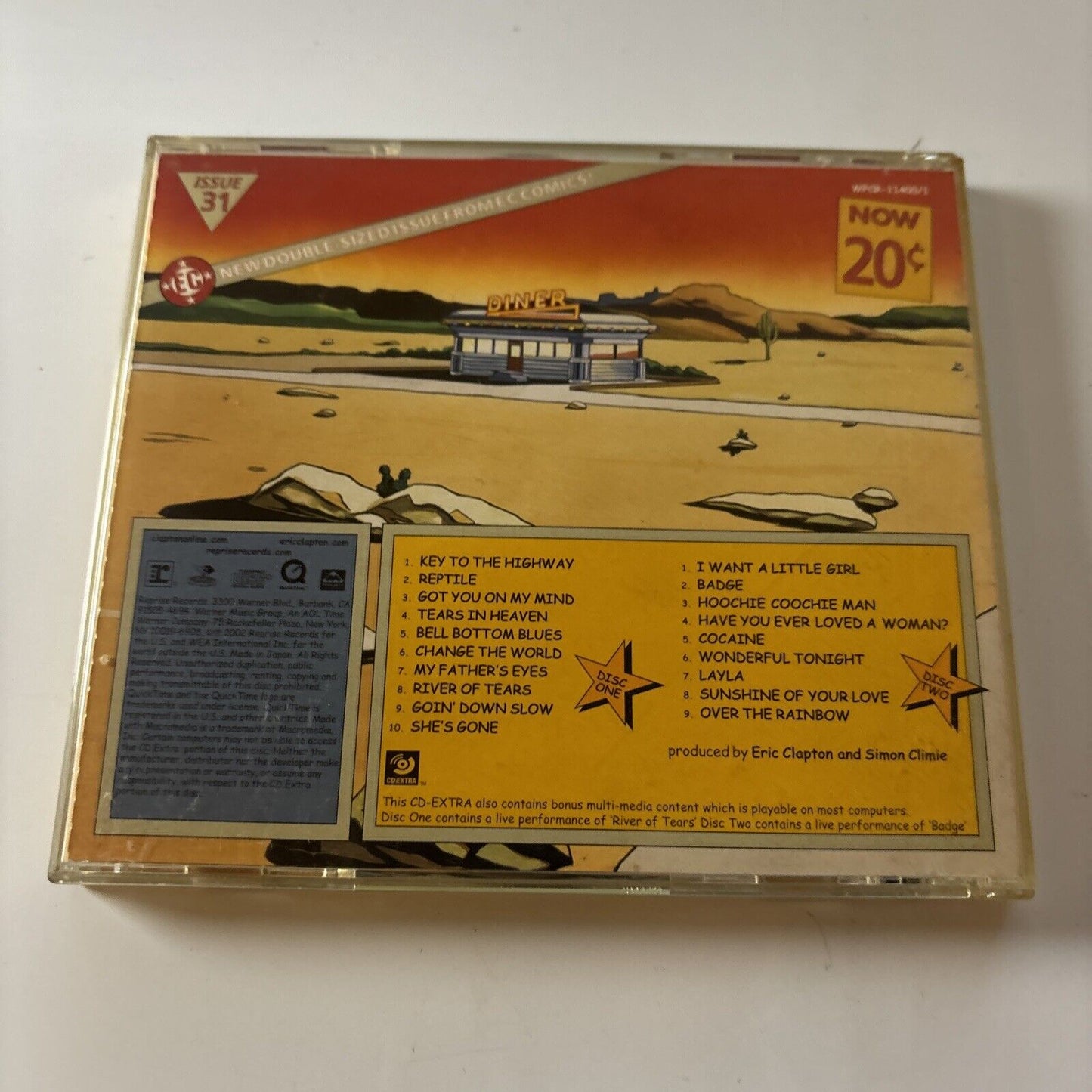 Eric Clapton - One More Car, One More Rider (CD, 2002) Japan wpcr-11400/1