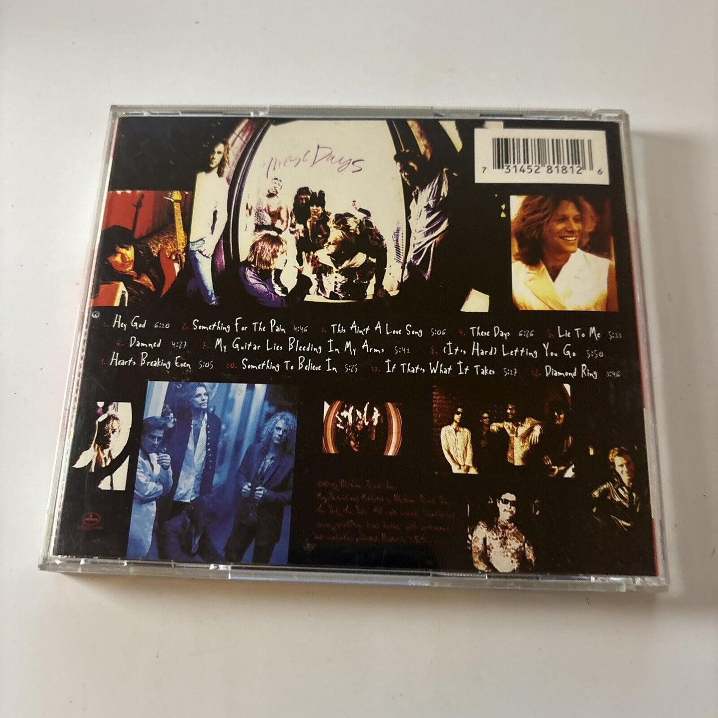 Bon Jovi - These Days (CD, 1995) USA & 4717862