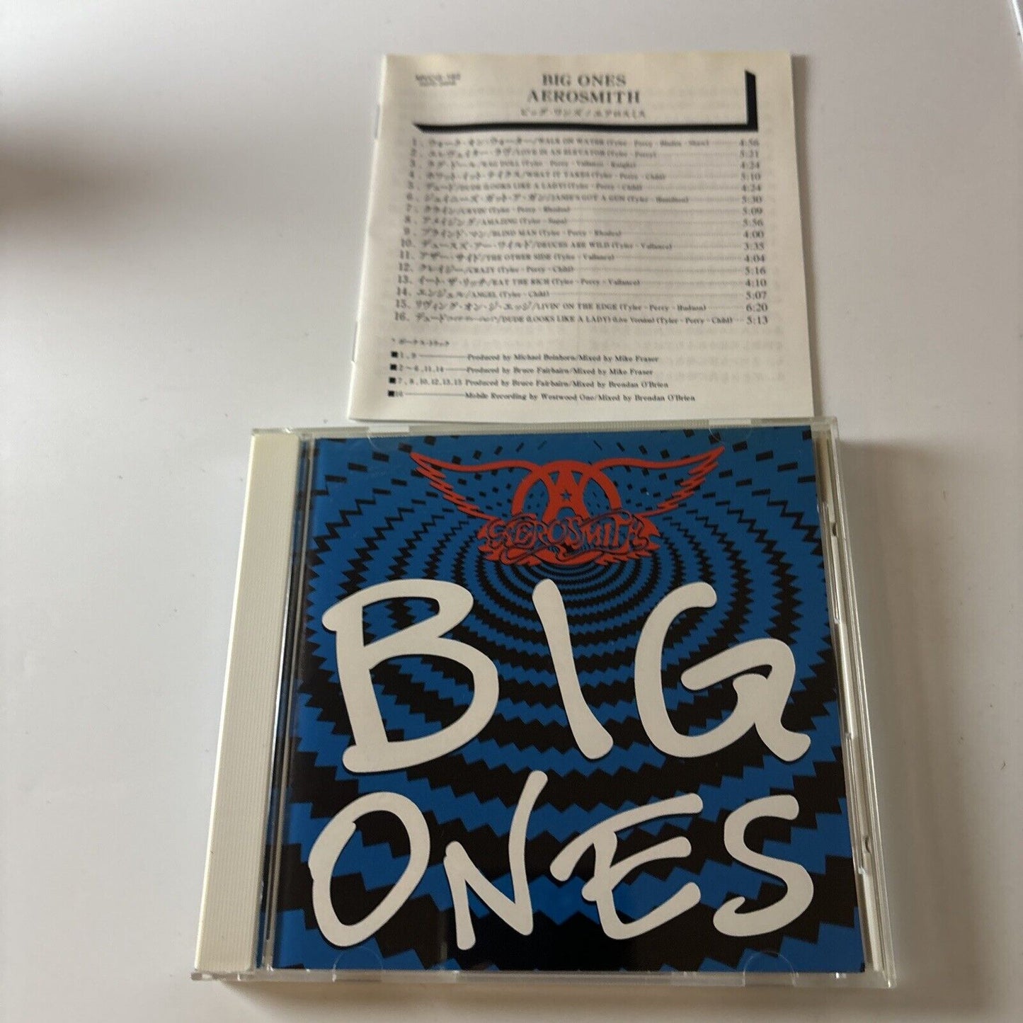 Aerosmith - Big Ones (CD, 1994) Japan mvcg-162 Geffen Records