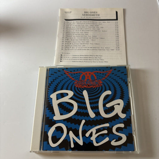 Aerosmith - Big Ones (CD, 1994) Japan mvcg-162 Geffen Records