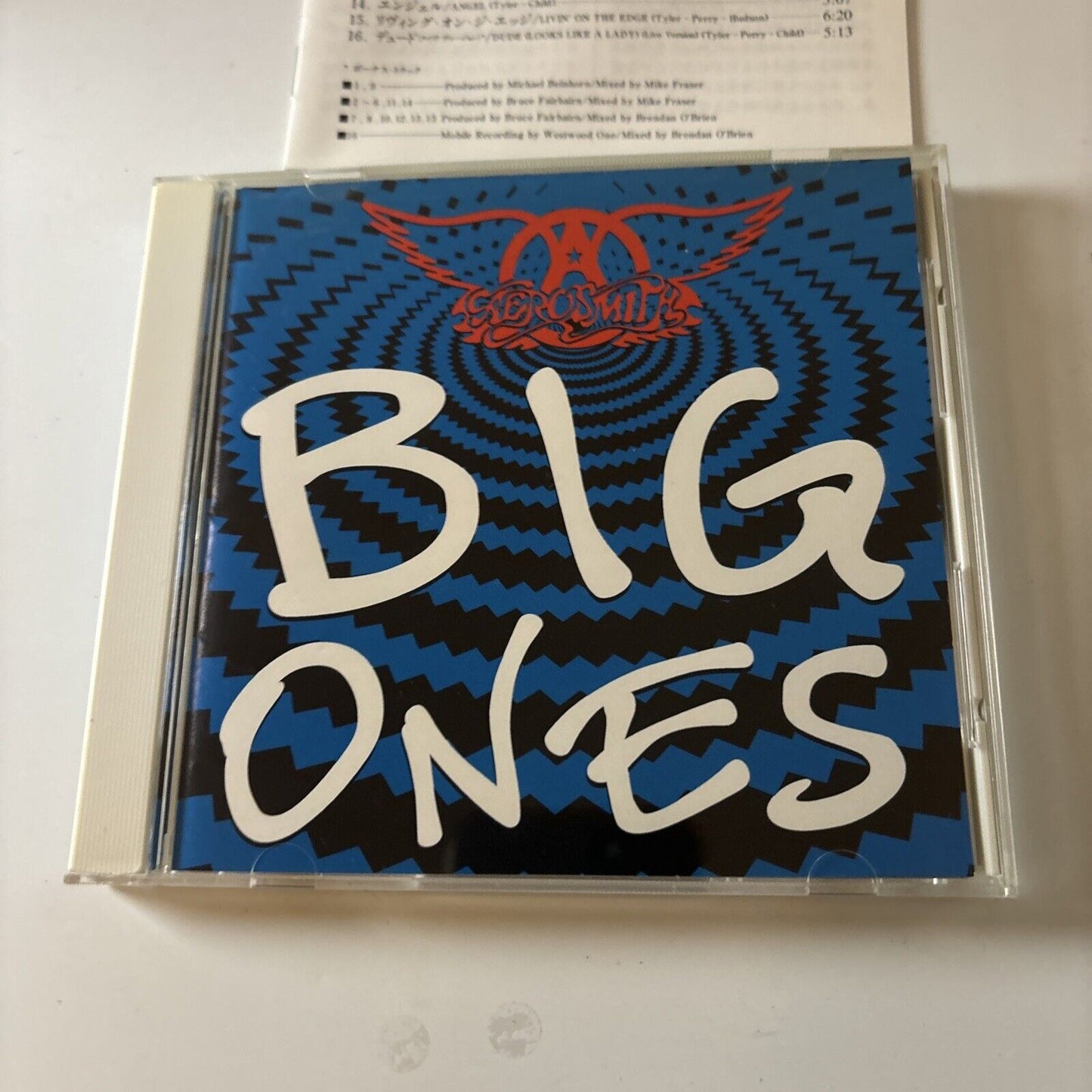 Aerosmith - Big Ones (CD, 1994) Japan mvcg-162 Geffen Records